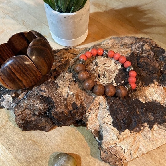 Boho Wooden Bracelets Vintage - Picture 3 of 5